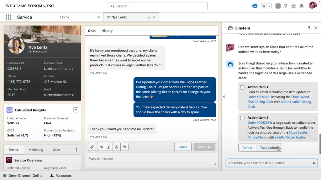 SS-Einstein-Copilot-provides-Customer-Service-representatives-with-a-series-of-action-steps-following-a-call-which-can-be-actioned-directly-in-the-Einstein-Copilot-interface
